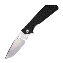 EDC Pocket Knife, Black/Olive Green, Lightweight Multi-Purpose Blade for Outdoor & Daily Use (Color: Black)
